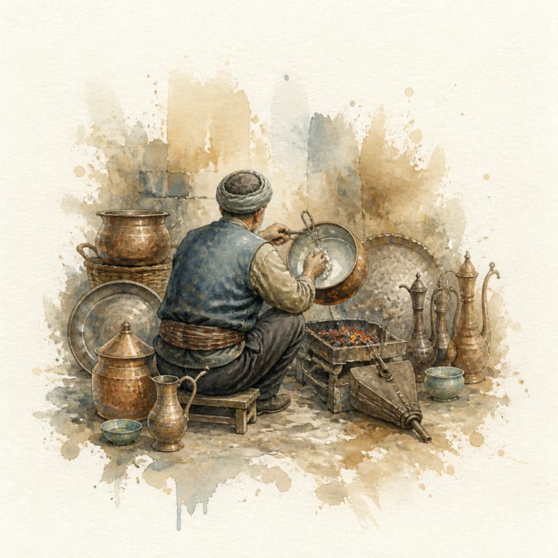Çorum Tinsmiths (Kalaycılar) and the Copper Craft