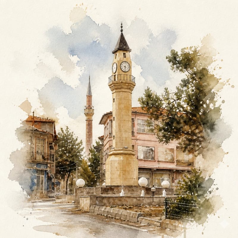 Mecitözü Government House and Clock Tower