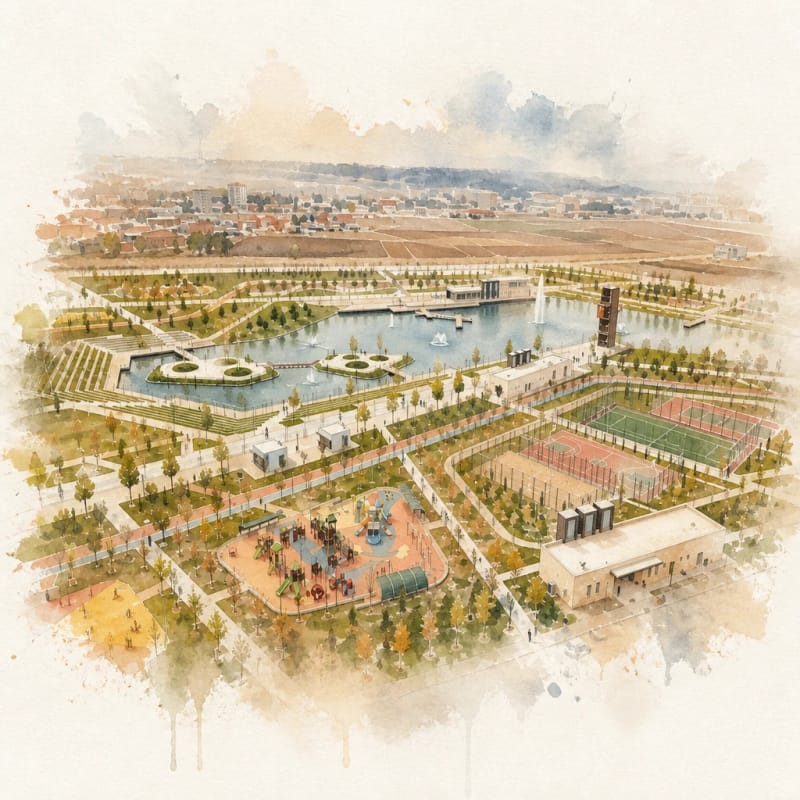 Çorum Millet Bahçesi and Kentpark